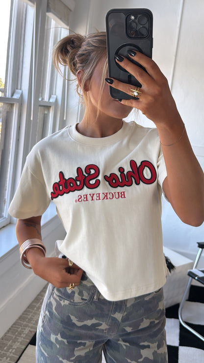 Game Day Essential Tee, Oatmeal