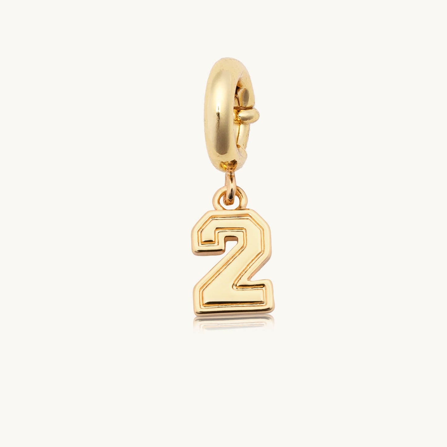 Custom Varsity Number 2 Charm