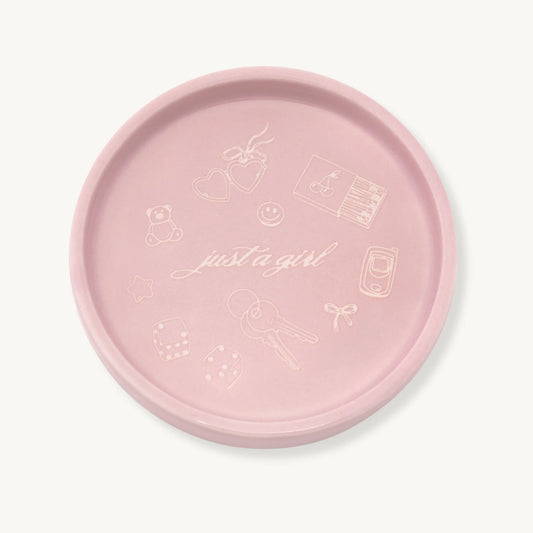 Just a Girl Jewelry Dish