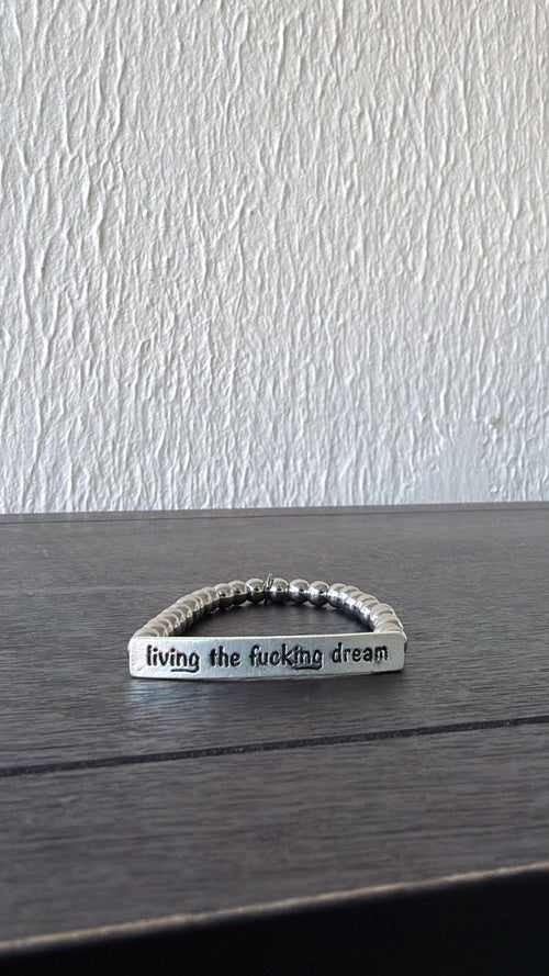Living Dream Bracelet, Silver Bead