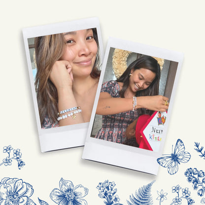 Butterfly Pearl Bracelet Base- Nika Diwa