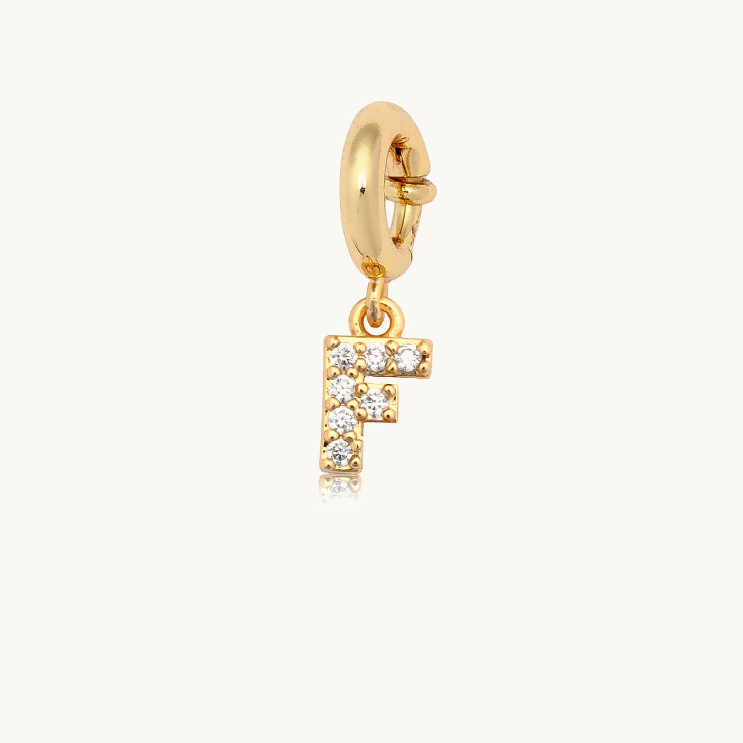 CZ Letter Charm