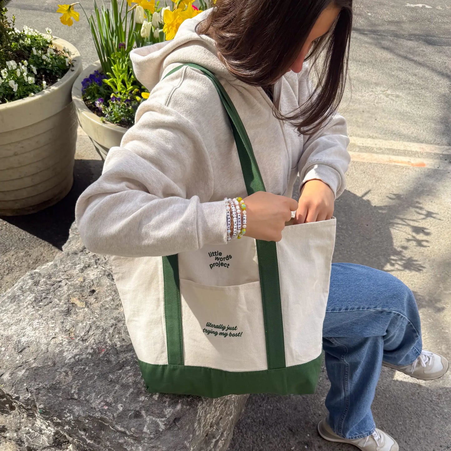 Literally Trying My Best Tote