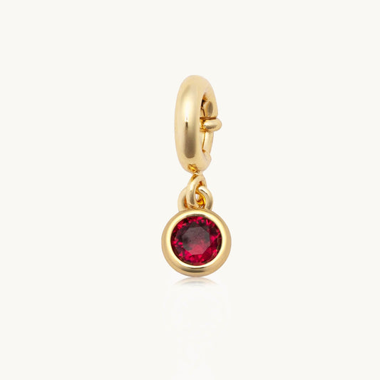 Custom January Birthstone Charm