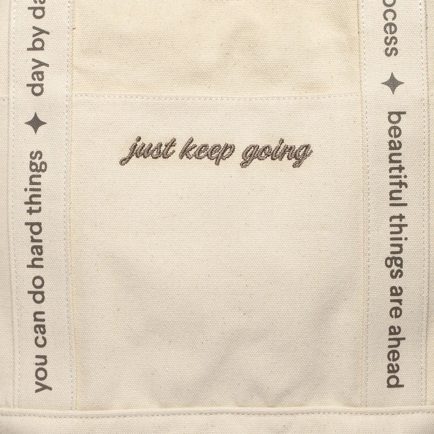 Just Keep Going Tote