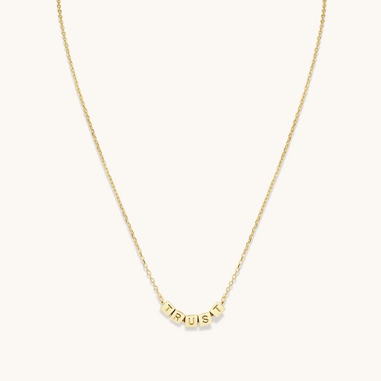 Tiny Words Trust Necklace