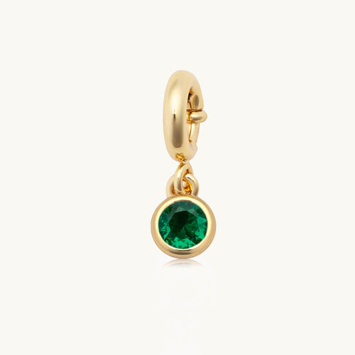 Custom May Birthstone Charm