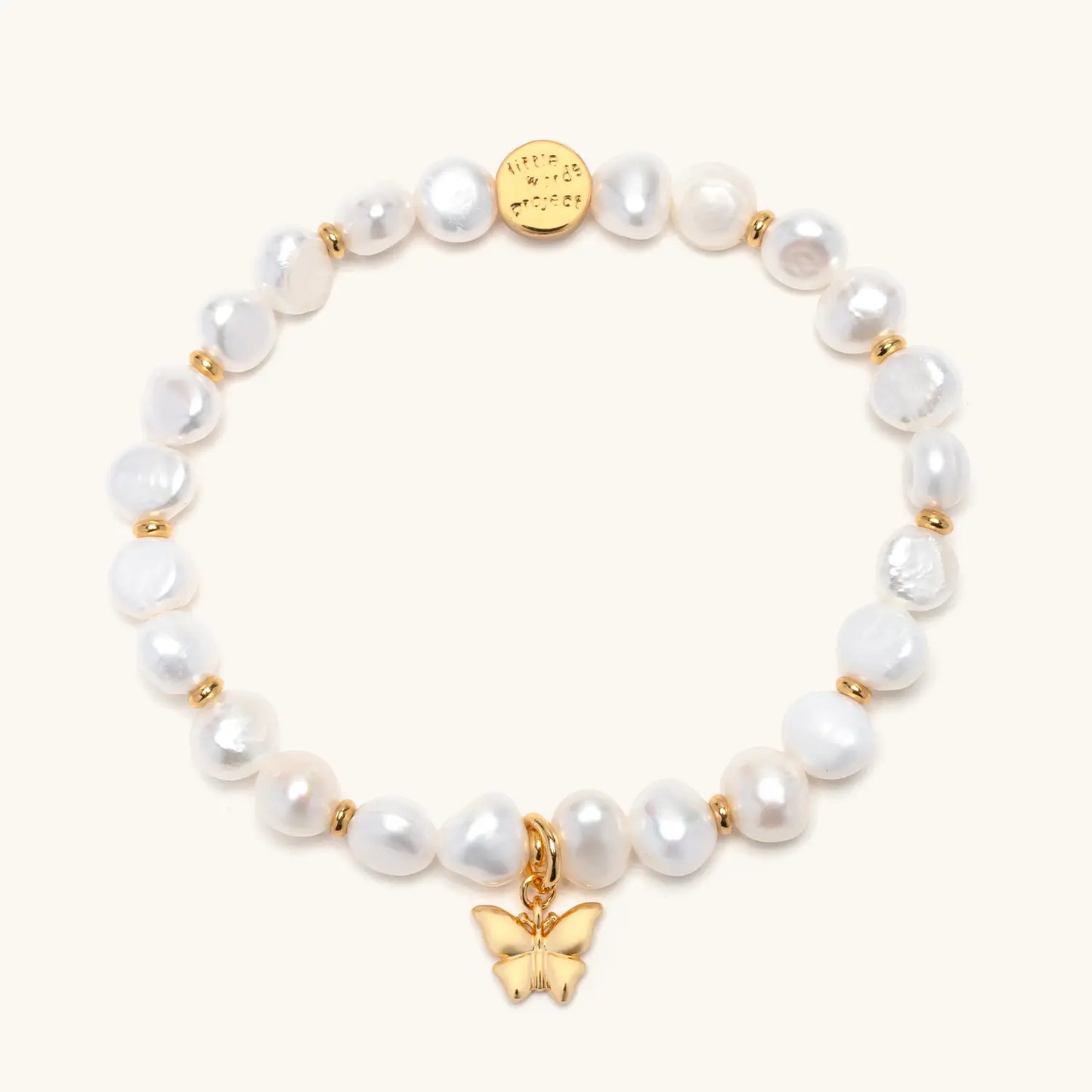 Butterfly Pearl Bracelet Base- Nika Diwa