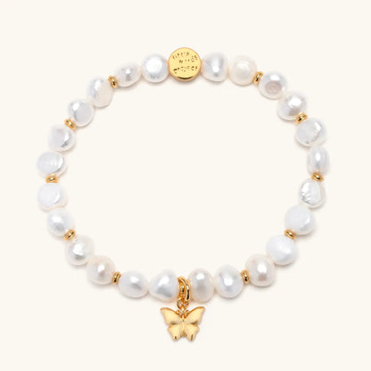 Butterfly Pearl Bracelet Base- Nika Diwa
