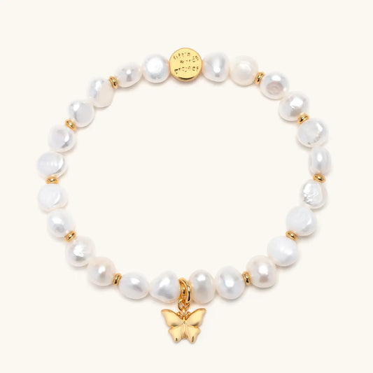 Butterfly Pearl Bracelet Base- Nika Diwa