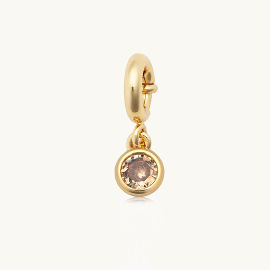 Custom November Birthstone Charm