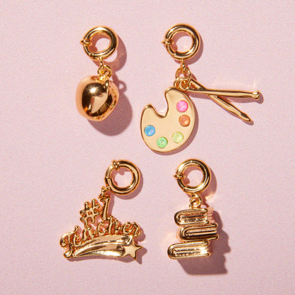 Paint Palette & Brush Charm