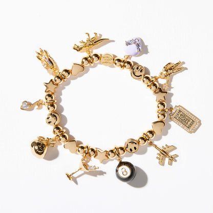 Gold Charm Bracelet Base