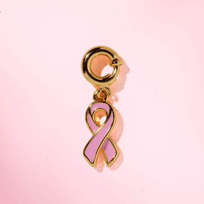 Breast Cancer Ribbon Charm