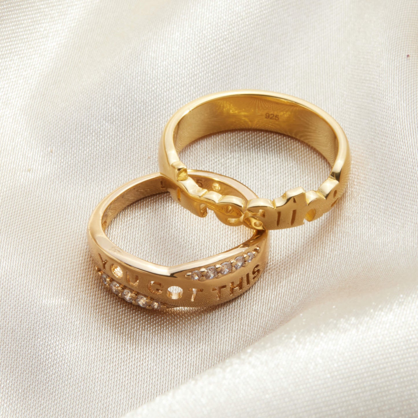 Custom Little Word Ring