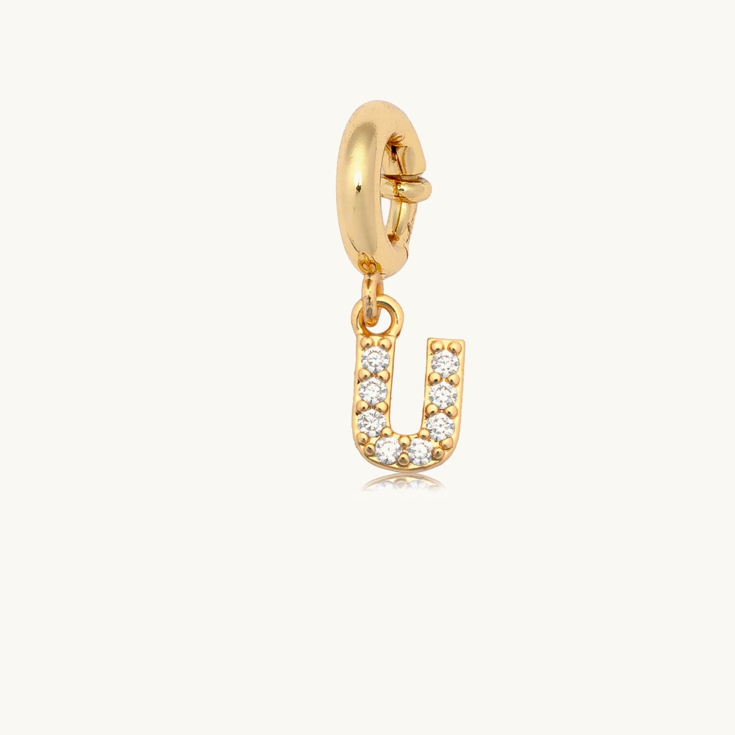 CZ Letter Charm